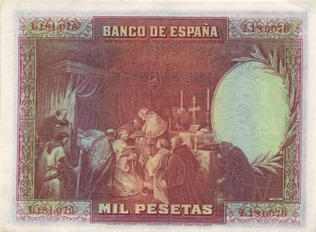 Spanien 1000 pesetas 1928